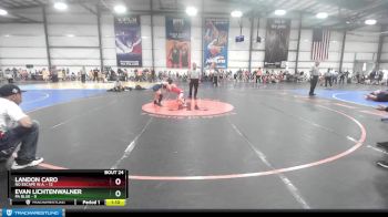 64 lbs Rd# 9- 2:15pm Saturday Final Pool - Evan Lichtenwalner, PA Blue vs Landon Caro, No Escape W.A.