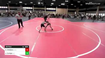 77 lbs 5th Place - Carson Childers, NexGen WC vs Jeremiah Zuniga, So Cal Grappling