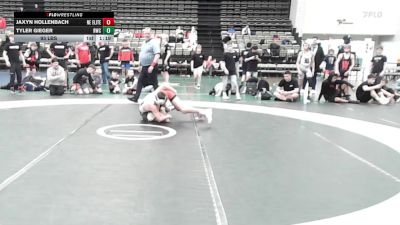 93 lbs Rr Rnd 1 - Jaxyn Hollenbach, Nebraska Elite - MSE vs Tyler Gieger, Ruthless Maize - MSE