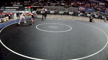 D 3 165 lbs 1st Place Match - Aiden McCartney, Glen Oaks vs Kyler Dartez, South Beauregard