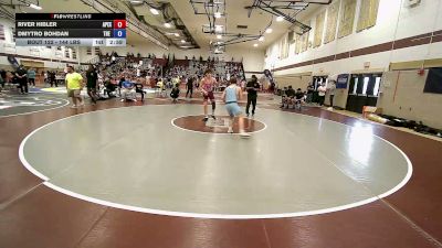 144 lbs Semifinal - River Hibler, Apex vs Dmytro Bohdan, The Mat Club