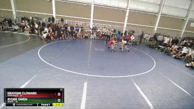 119 lbs Quarters & Wb (16 Team) - Drayger Cloward, Utah Gold vs Ryder Owen, INWTC