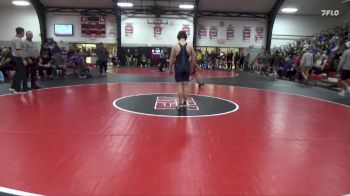 132 lbs 13th Place Match - Sean Hansen, Burlington Notre Dame vs Cash Blancart, Fort Madison JV