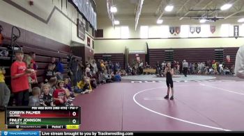 PW-7 lbs Semifinal - Corbyn Palmer, Oelwein vs Finley Johnson, USA Mat Club