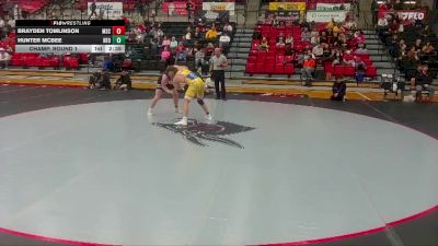 197 lbs Champ. Round 1 - Hunter McBee, Northeastern Oklahoma A&M vs Brayden Tomlinson, Murray State College