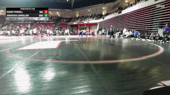 165 lbs Quarterfinals (8 Team) - Kristian Lewellen, HARRAH vs Hank Powell, BRISTOW