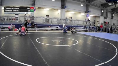 144 lbs 3rd Place Match - Clark McCrary, Spring Klein Wrestling Club vs Carlos Arriaga, Apex Grappling Academy