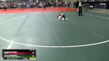80 lbs Champ. Round 1 - Winston Berg, Delano vs Isaiah Brunell, UNC (United North Central)