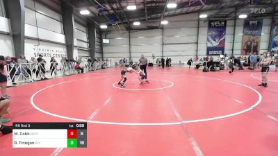 70 lbs Rr Rnd 3 - Mason Cobb, Patriot USA Wrestling Club vs Brody Finegan, Sly Snipers BYW