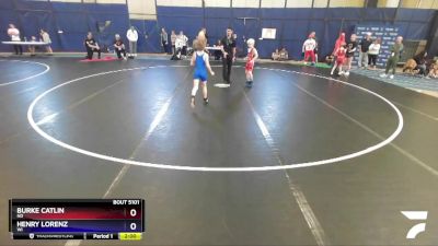 63 lbs Cons. Round 3 - Burke Catlin, ND vs Henry Lorenz, WI