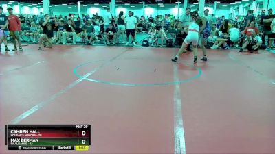 115 lbs Round 2 (6 Team) - Camren Hall, Vougar`s Honors vs Max Berman, PA Alliance