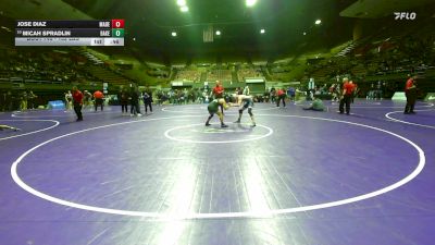 132 lbs Semi To 9th - Jose Diaz, Madera vs Micah Spradlin, Bakersfield
