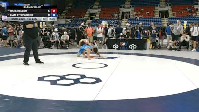 150 lbs Cons. Rd Of 32 - Nate Keller, New Jersey vs Liam Fitzpatrick, Michigan