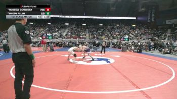 3A-126 lbs 1st Place Match - Russell Goolsbey, Powell vs Brody Allen, Glenrock