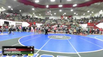 119 lbs 3rd Place Match - Morgan Abernathy, Contenders Wrestling Acadamy vs Julian Chavez, Region Wrestling Academy