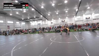 56 lbs Round 1 (10 Team) - Violet Ogden, Capital City WC vs Charae Gregula, SHWA