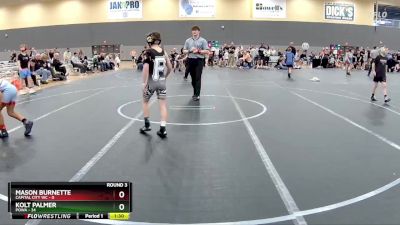 72 lbs Round 3 - Kolt Palmer, POWA vs Mason Burnette, Capital City WC