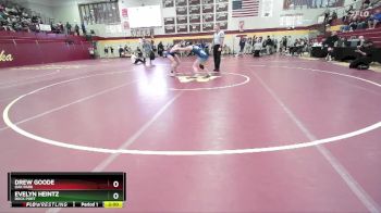 115 lbs Quarterfinal - Evelyn Heintz, ROCK PORT vs Drew Goode, OAK PARK