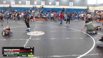 54 lbs Round 1 - Paxton Holcombe, Carolina Reapers vs Preston Ridgeway, Cane Bay Cobras