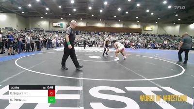 200 lbs Round Of 16 - Enrique Segura, Redwood Wrestling vs Nathaniel Perez, Scotsmen