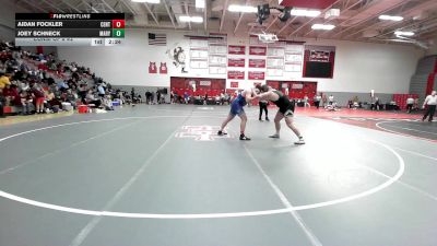 285 lbs Consi Of 8 #2 - Aidan Fockler, Central Michigan - Unatt vs Joey Schneck, Maryland - Unatt