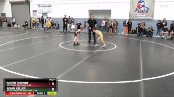 56 lbs Quarterfinal - Ronin Keller, Bethel Freestyle Wrestling Club vs Oliver Horton, Mid Valley Wrestling Club