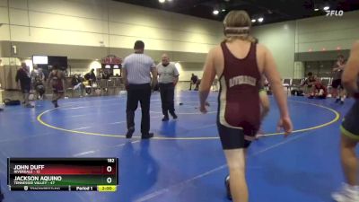 182 lbs Round 1 (16 Team) - Jackson Aquino, Tennessee Valley vs John Duff, Riverdale