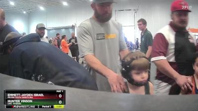 50 lbs Quarterfinal - Emmett-Jayden Israel, Pelion Youth Wrestling vs Hunter Vinson, LWC: Raiders