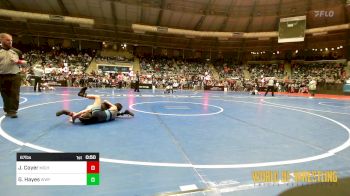 67 lbs Consi Of 32 #2 - Jaxton Coyer, Michigan West vs Gabriel Hayes, Wentzville Wrestling Federation