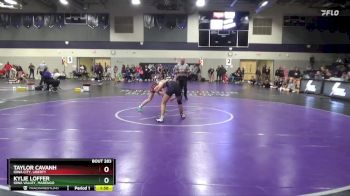 100 lbs 1st Place Match - Taylor Cavanh, Iowa City, Liberty vs Kylie Loffer, Iowa Valley, Marengo