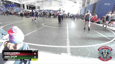 92 lbs Round 1 (4 Team) - Kyson Campbell, Victory Wrestling vs Owen Taylor, Slyfox Black