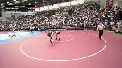 3A 190 lbs Cons. Round 2 - Traicer Clark, Grantsville vs Raymundo Olivas, Union