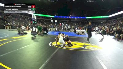 120 lbs Round Of 16 - Elijah Almarinez, Vacaville (SJ) vs Caine Martin, Camarillo (SS)