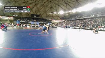 Boys 4A 285 lbs Cons. Round 1 - Daniel Galeana, Mariner vs Nikai Senethavilay, Lake Washington