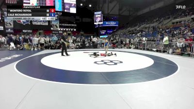 113 lbs Champ. Rd Of 64 - Montero Royal, SC vs Cale Richardson, OK