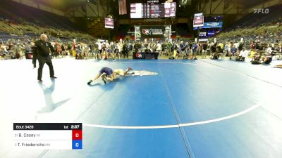 120 lbs Cons 8 #2 - Brayten Casey, WI vs Titan Friederichs, MN