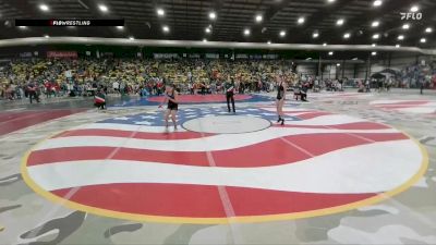 91 lbs Cons. Semi - Lochlin Tibbs, Belle Fourche Wrestling vs Jazzy Red Tomahawk, Montana Disciples