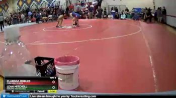 160 lbs 5th Place Match - Leah Mitchell, Kokomo High School vs Clarissa Robles, Penn High School