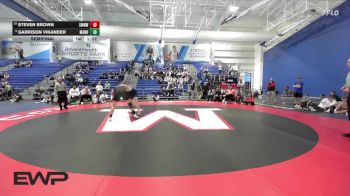 285 lbs Semifinal - Garrison Vikander, Manhattan vs Steven Brown, Shawnee Mission Northwest