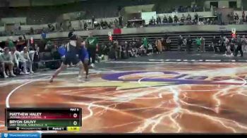 170 lbs Round 1 (4 Team) - Matthew Haley, Jackson County Central vs Bryon Sauvy, Saint Michael Albertville