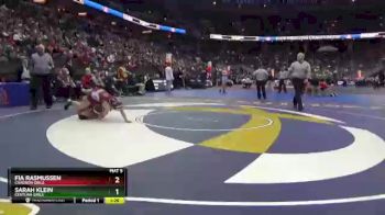 Champ. Round 1 - Fia Rasmussen, Chadron Girls vs Sarah Klein, Centura Girls