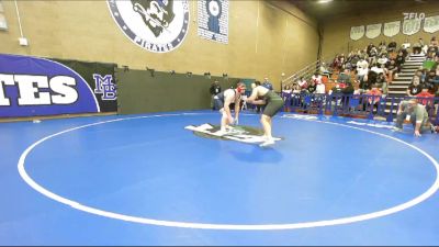 285 lbs Quarterfinal - Noah Huss, Moopark vs Chad Troxler, Liberty (Bakersfield)