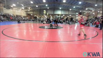 70 lbs Semifinal - Waylon Hedrick, Duncan Demon Wrestling vs Kevin Aaron, Madill Takedown