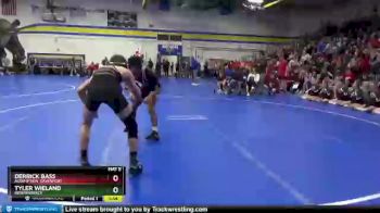 126 lbs Quarterfinal - Tyler Wieland, Independence vs Derrick Bass, Assumption, Davenport