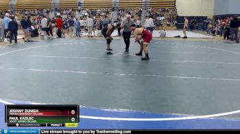 174 lbs Cons. Round 3 - Paul Kadlec, Joliet Junior College vs Jovany Zuniga, Triton Community College