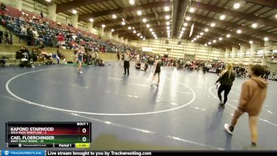 102 lbs Finals (2 Team) - Kapono Starwood, Gold Rush Wrestling vs CAEL Floerchinger, West Coast Riders