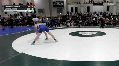 150 lbs Final - Cashman Downes, Aquidneck Island vs Michael Nigro, Braintree