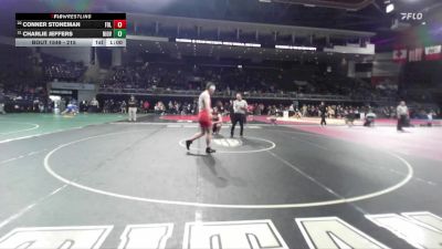 215 lbs Cons. Round 2 - Conner Stoneman, Folsom vs Charlie Jeffers, Rio Vista