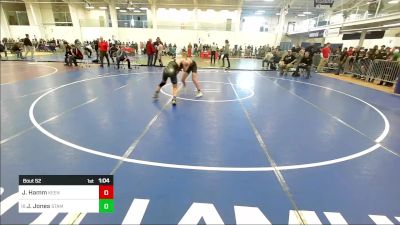 124 lbs Round Of 32 - Jacob Hamm, Keene NH vs Jacob Jones, Stamford CT