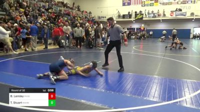 90 lbs Round Of 32 - Bobby Lemley, Phoenix W.C. vs Tanner Stuart, Rambler W.C.